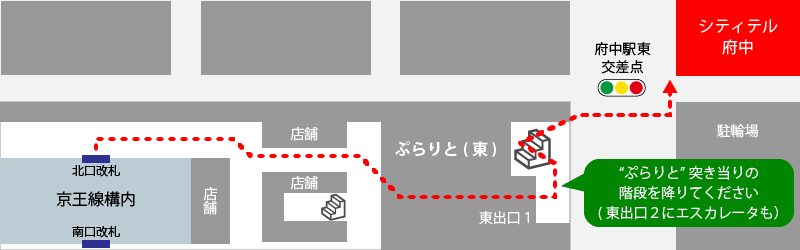 武蔵境駅からのアクセス